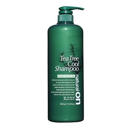 Daeng Gi Meo Ri-Tea Tree Cool Shampoo, Tea Tree Oil and Aloe Vera Extracts give a Refreshing Feeling to Oily Hair, Moisture to Dry Hair, Soft and Mild Cleansing Effect, 1000ml
