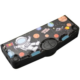 Student Multifunction Pen Pencil Case with 2 Compartments Cute Cartoon Pattern Stationery Set