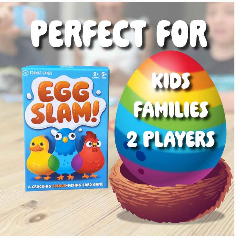 Format Games Egg Slam Card Game - Fast-Paced Color Mixing