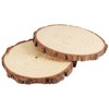 PINGEUI 10 Piece 7-8 Inch Natural Wood Slices, Unfinished Natural