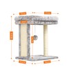 SYANDLVY Cat Tree with Scratching Post for Indoor Cats, Scratching
