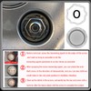 JEUCLEL Type O Wheel Locking Nut Key Compatible with New