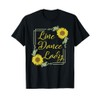 Line Dance Lady Girasole Country Musica Danza Maglietta