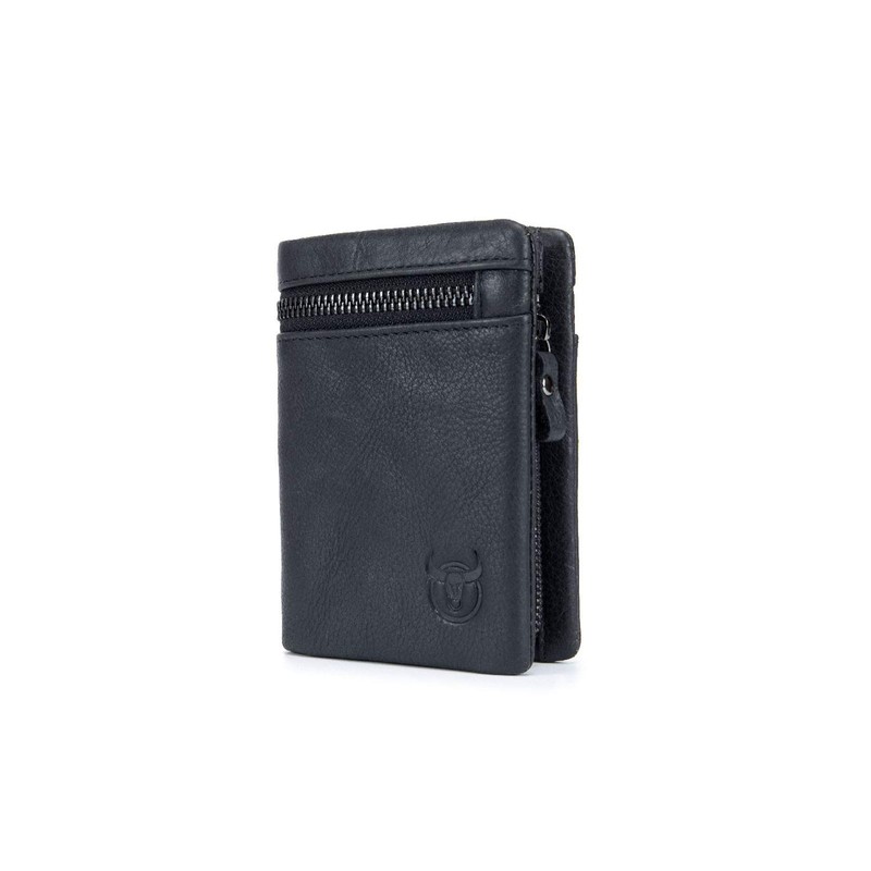 Genuine Leather Wallet for Men, RFID Blocking Antimagnetic Credit Card