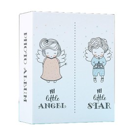 My Little Angel My Little Star Photo Album White Babies Childrens Boys Girls Family Memory Pictures Baby Display Kids 200 Photos 6 x 4