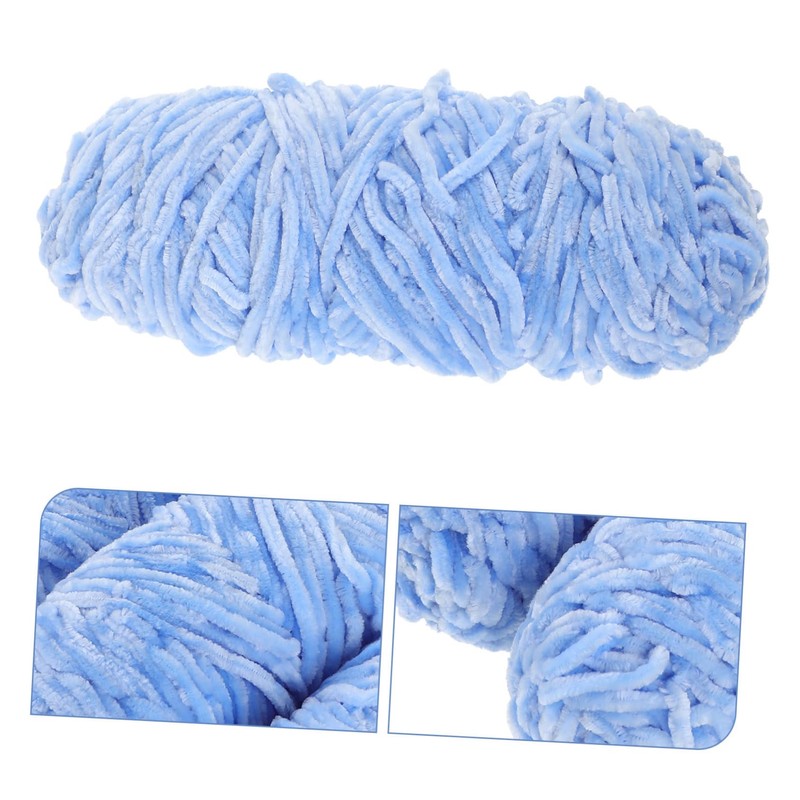 IWOWHERO 3 Rolls Chunky Hand Knitting Wool Yarn Soft Breathable