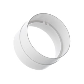 100mm / 4 Inch Duct Connector - Round PVC Ducting - Ventilation Pipe, Hose, Tube