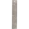 SPI 13-970-9 Tap Drill Size Reference Table with 6" Measuring