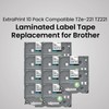 ExtraPrint 10 Pack Compatible TZe-221 TZ221 Laminated Label Tape Replacement