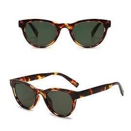 No Name Ltd Leopard Print Celeb Cat Eye Women Ladies Sunglasses Oversized Retro Vintage Lepard Cat Eye IBIZA UK 2024