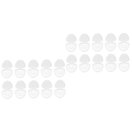 Kisangel 20pcs Pacifier Holder Case Portable Pacifier Storage Box Material Convenient for Cleaning for Travel Home Use