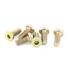 uxcell M6 x 15mm Threaded Hex Socket Head Cap Screws