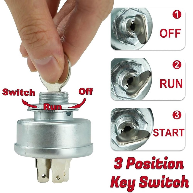Craftsman Riding Lawn Tractor Mower Ignition Starter Switch,Replacement Igmition Switch