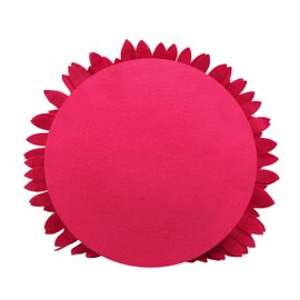 Flower Decorative Pillow - 3D Daisy Flower Pillow, Sunflower Throw Pillow -14.5 x 13 inch Round Decor Pillow - Flower Home Decorations, Couch & Bed Flower-Shaped Pillow, gift for her