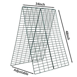 Metal Cucumber Trellis Foldable,Garden Trellis for Climbing Outdoor Plants,Tomato Plant Support,Green Bean Trellis,Vegetable Trellis,Zucchini Trellis,Plant Holders for Outside (1)