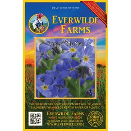 Everwilde Farms - 1 Oz Forget-Me-Not Wildflower Seeds - Gold Vault