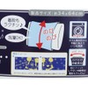 Marushin 5205000400 Towel Pillow Cover Lisa and Gaspard Adult Blue