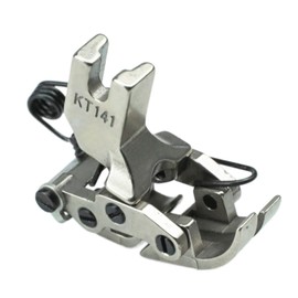 KT141 Hinged Tank Presser Foot Fit Lockstitch Sewing Machine Front and Rear Interaction Through Cross Seam Extra-Thick Fabric
