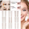 Yesallwas 9 Sheets 89 Pairs Eyebrow tattoos brown Realistic Fake