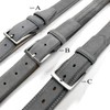 Men's Golf Genuine Suede Casual Dress Leather Belt 1-3/8" (35mm)