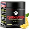 Carnivore Diet Premium Hydration Powder 90 Servings Lemon, 1 x / 육식 동물 식단 프리미엄 수분 보충 파우더 90회 분량 레몬, 1개