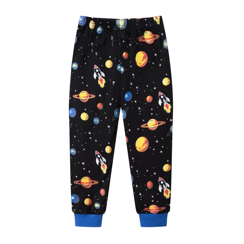 Boys Pyjamas Sets Solar System Space Pyjamas Cotton Long Sleeve
