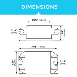 KastLite 1-Lamp Rapid Start Electronic Ballast | 120V 50/60Hz T8/T12 Fluorescent Tube Ballast | Energy-Efficient Multi-Watt Flicker-Free Replacement, UL Listed, Pre-Wired, Low Noise, Compact Metal Box