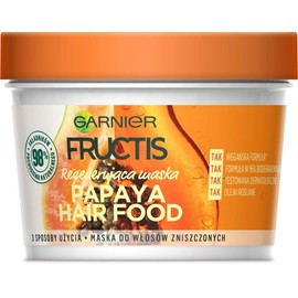 Garnier, Fructis Papaya Hair Food Regeneration Mask for Damaged Hair 390 ml