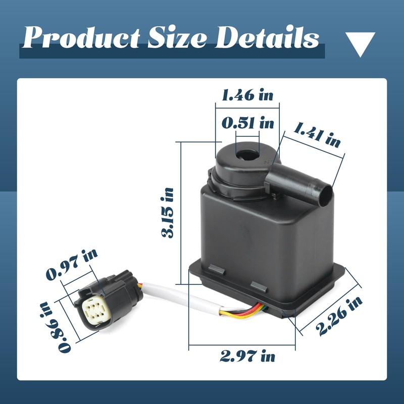 Esttlamer W11542867 Ice Maker Recirculation Pump Replacement for Whirlp for
