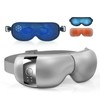 HubiCare Augenmassagegerät Pro mit Wärme & Kühlung, 3D Airbag Vibration,