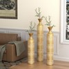Udorich Elegant Metal Decorative Vases Set for Home Decoration, Centerpieces