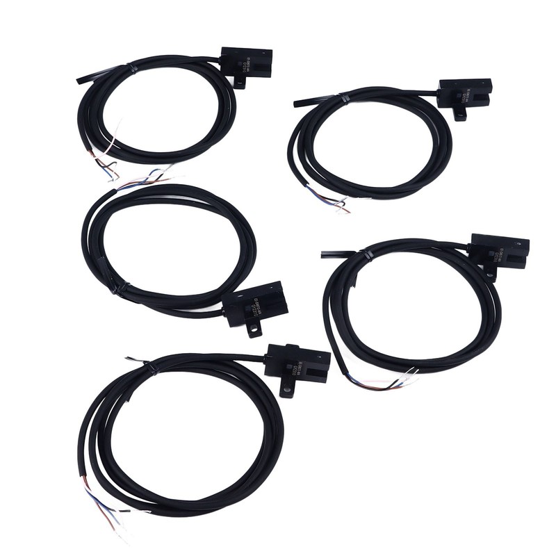 5Pcs Photoelectric Switch U Groove Shape Beam Sensor Limit NO