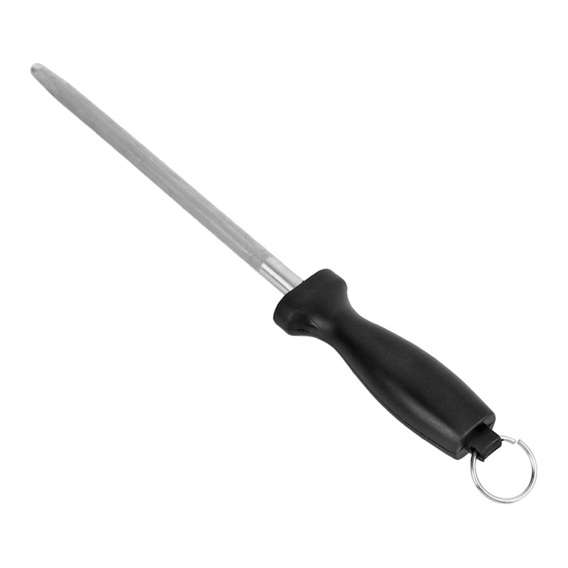 Knife Sharpening Steel Fine Groove Sharpener Rod Round 8in for