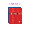 Clairefontaine 37227AMZC - Set mit 2 Heften, 40 Blatt, 17