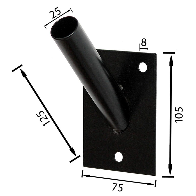 KeyMet GmbH Flag Pole Holder Flag Wall Holder Flag Pole