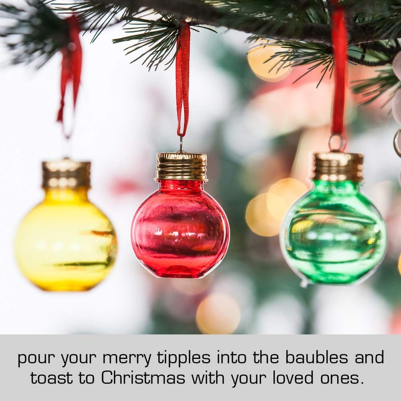 Viva Terry Christmas Baubles,ornament Spirit Shot Glasses