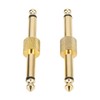 2PCS 6.35mm Effect Adapter Connector Noise Reduction Guitar Pedal Coulper