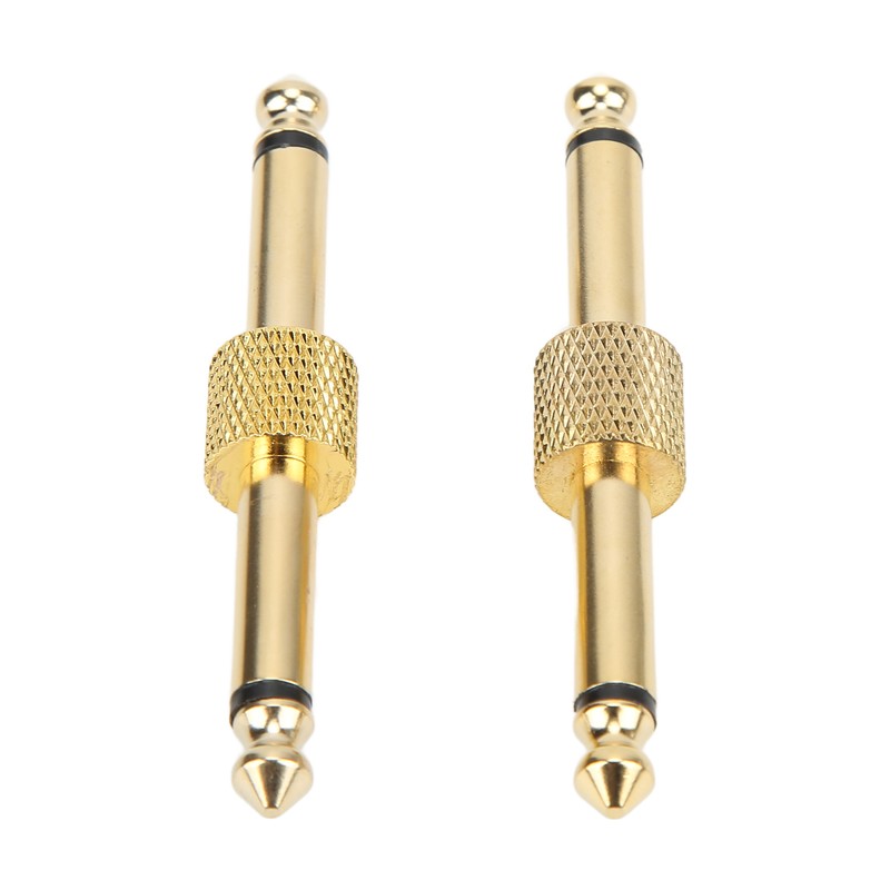 2PCS 6.35mm Effect Adapter Connector Noise Reduction Guitar Pedal Coulper