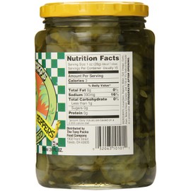 Tony Packo Thin Sliced Pickles and Peppers, 24 Ounce