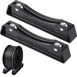 Weewooday 3D Printer Filament Spool Holder Filament Holder Fits All Spools of Any Size and All Types for PLA/ABS/TPU/Other 3D Printing Materials(1 Set)