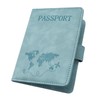 ILIYAH Passoport Cover UK Leather Passport Holder Tavel Wallet Brithsh