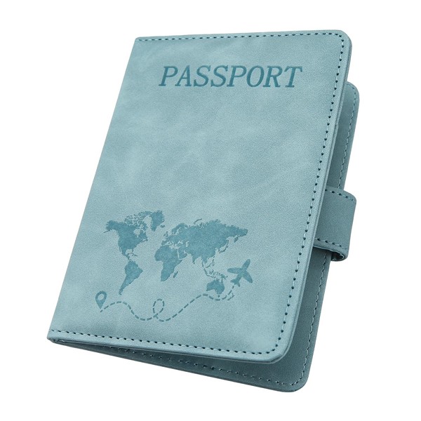 ILIYAH Passoport Cover UK Leather Passport Holder Tavel Wallet Brithsh