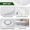 Marble Lazy Susan, 16 in Lazy Susan Turntable Organizer for