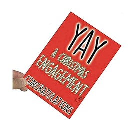 Engagement Cards Christmas Engagement Celebration Card Funny Card Novelty Cards Adult Humour Cards Friend Card Marriage Card Congrats PC572