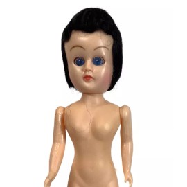 Vintage Dexter’s Dress Me Doll By Lee Wards 7 1/2” Tall With Stand Black Hair BT