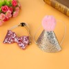 Qiilu Cute Pet Cat Dog Birthday Bowknot Party Costume Hat