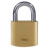 Yale Y110B/30/115/1/B Brass Padlock, 30 mm, 1 Box, 30mm