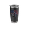 USA Flag Motorcycle Retro Biker Stainless Steel Insulated Tumbler