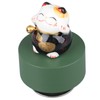 Music Box Round Shape Fortune Cat Style Pleasing Melody Exquisite