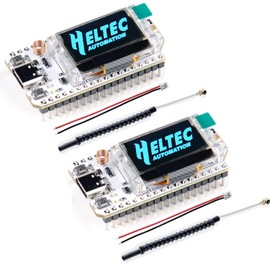 2 Sets Heltec ESP32 915MHz LoRa V3 Board SX1262 0.96 OLED Display BLE+WiFi ESP32-S3 Dual-core Development Module for Meshtastic IOT Arduino Intelligent Scenes